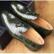 Green Croc Tassels Patent Prom Mens Loafers Dress Shoes Loafers Zvoof