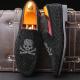 Black Bling Bling Skull Dapper Mens Prom Loafers Dress Shoes Loafers Zvoof
