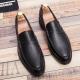 Black Mens Loafers Business Prom Flats Dress Shoes Loafers Zvoof