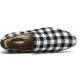 Black White Checkers Plaid Casual Prom Loafers Dress Shoes Loafers Zvoof
