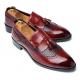 Burgundy Tassels Baroque Mens Business Prom Loafers Dress Shoes Loafers Zvoof