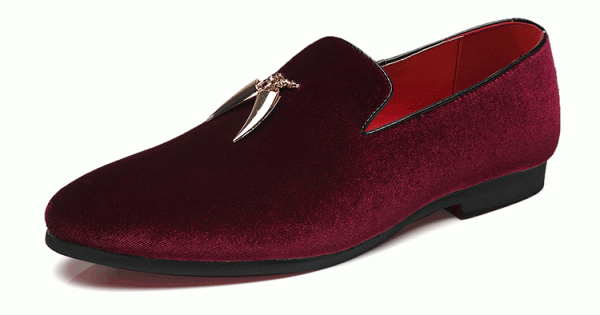 Burgundy on sale prom loafers