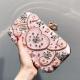 Pink Pearls Rhinestones Heart Baroque Glamorous Hand Bridal Clutch Purses Bag Clutches Zvoof