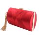 Red Satin Knitted Gold Tassels Hand Evening Clutch Purses Bag Clutches Zvoof