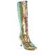 Gold Sequins Bling Knee Long Stiletto High Heels Boots Shoes Boots Zvoof