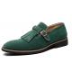 Green Suede Fringes Mens Loafers Prom Flats Dress Shoes Loafers Zvoof