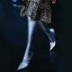 Silver Sequins Holographic Thigh Long Over  Knee Pointed Head High Stiletto Heels Stage Boots Boots Zvoof