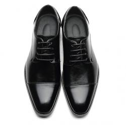 Black Lace Up Dapper Mens Oxfords Loafers Dress Shoes