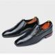 Black Side Lace Up Blunt Head Mens Loafers Dress Shoes Loafers Zvoof