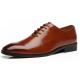 Brown Lace Up Dapper Mens Business Oxfords Dress Shoes Oxfords Zvoof