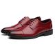 Burgundy Lace Up Dapper Mens Oxfords Loafers Dress Shoes Oxfords Zvoof