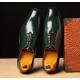 Green Lace Up Dapper Mens Business Oxfords Dress Shoes Oxfords Zvoof