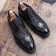 Black Patent Glitters Lace Up Bling Bling Mens Oxfords Dress Shoes Oxfords Zvoof