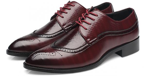 Louis Vuitton Men's Blue & Burgundy Leather Brogues Oxfords Lace Up Shoes  8.5 Red ref.1066091 - Joli Closet