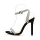 Black Diamante Bling Bling Party High Stiletto Heels Sandals Shoes Sandals Zvoof