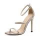 Gold Thin Straps Party High Stiletto Heels Sandals Shoes Sandals Zvoof