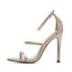 Gold Thin Straps Party High Stiletto Heels Sandals Shoes Sandals Zvoof