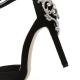 Black Diamantes Crystals Bling Party High Stiletto Heels Sandals Shoes Sandals Zvoof