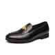 Black Gold Spider Mens Loafers Prom Flats Dress Shoes Loafers Zvoof