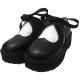Black Heart Hollow Platforms Creepers Lolita Mary Jane Chunky Sole Shoes