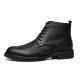 Black Wingtip Baroque Mens Vintage Booties Ankle Boots Shoe Men s Boots Zvoof